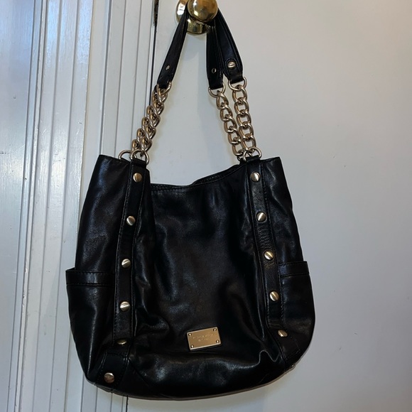 Michael Kors Shoulder Bag Gold Chains - Picture 2 of 6